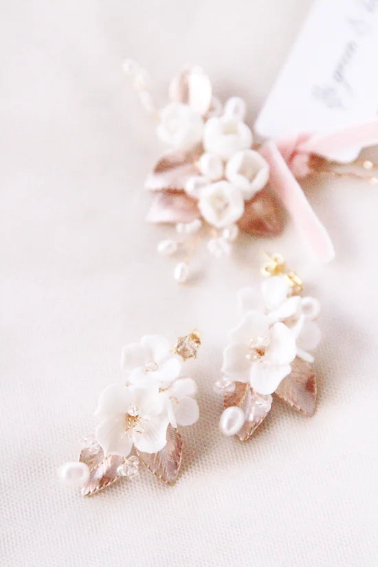 Boucles d'oreille mariage - ROMANCE